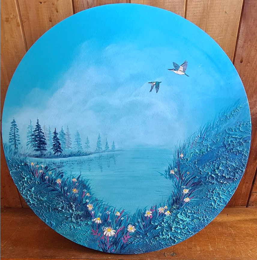 Wet Blooms - SOLD