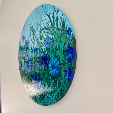 Hope in Blue Blooms - SOLD