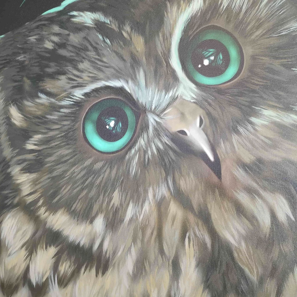 Ruru's new beginning - Canvas