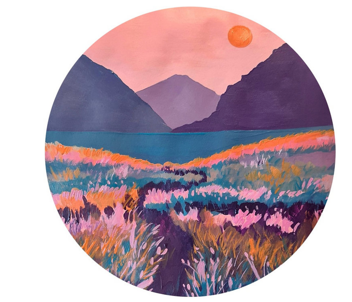 Purple Mountains Art Kit