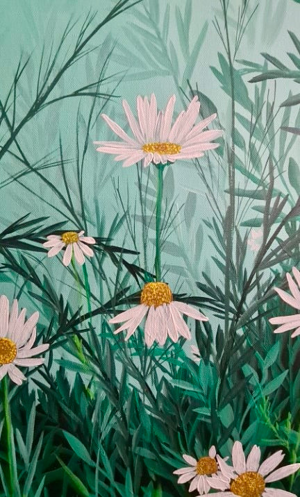 Golden Wings in the Garden - SOLD