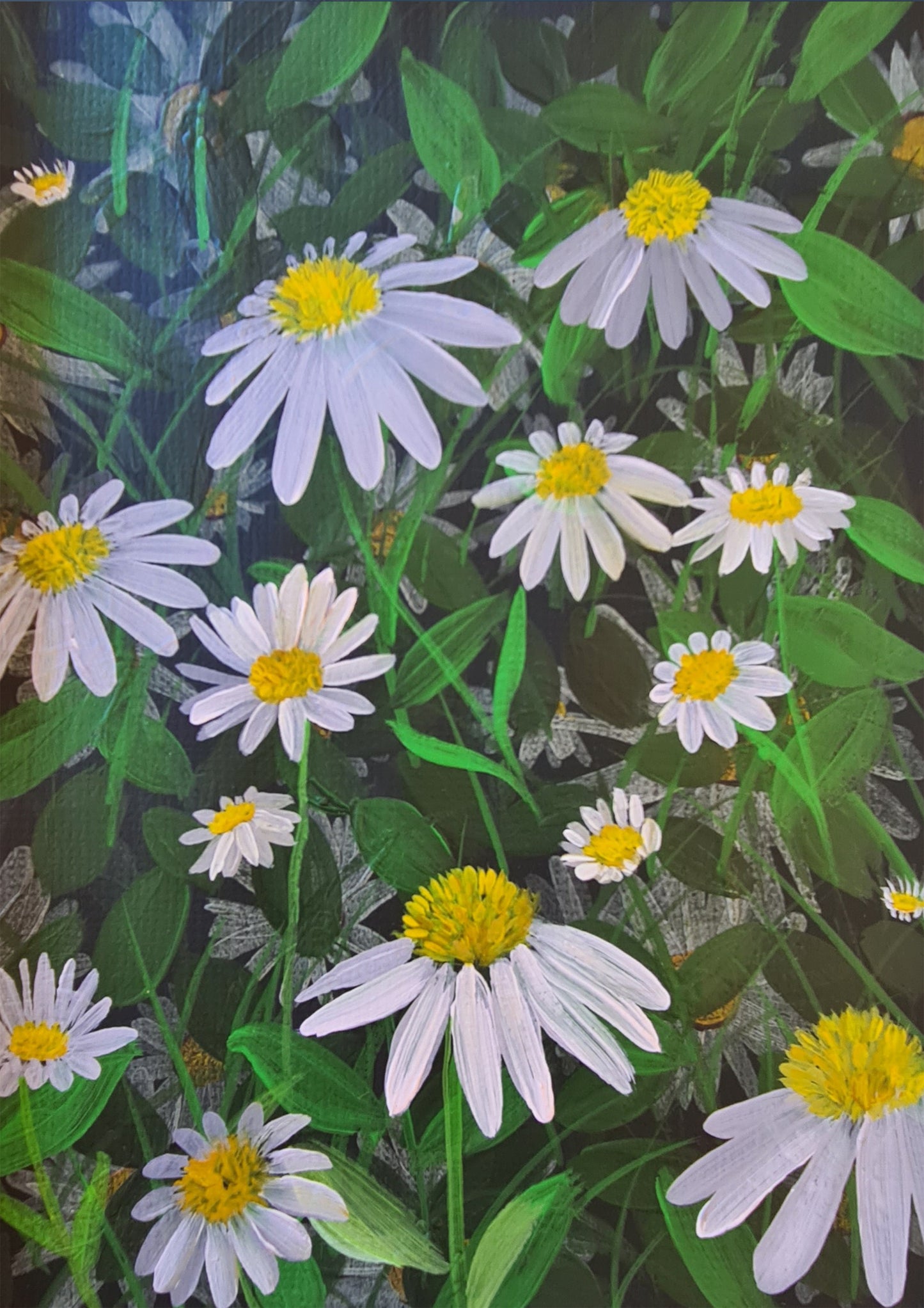 White Daisies Art Kit