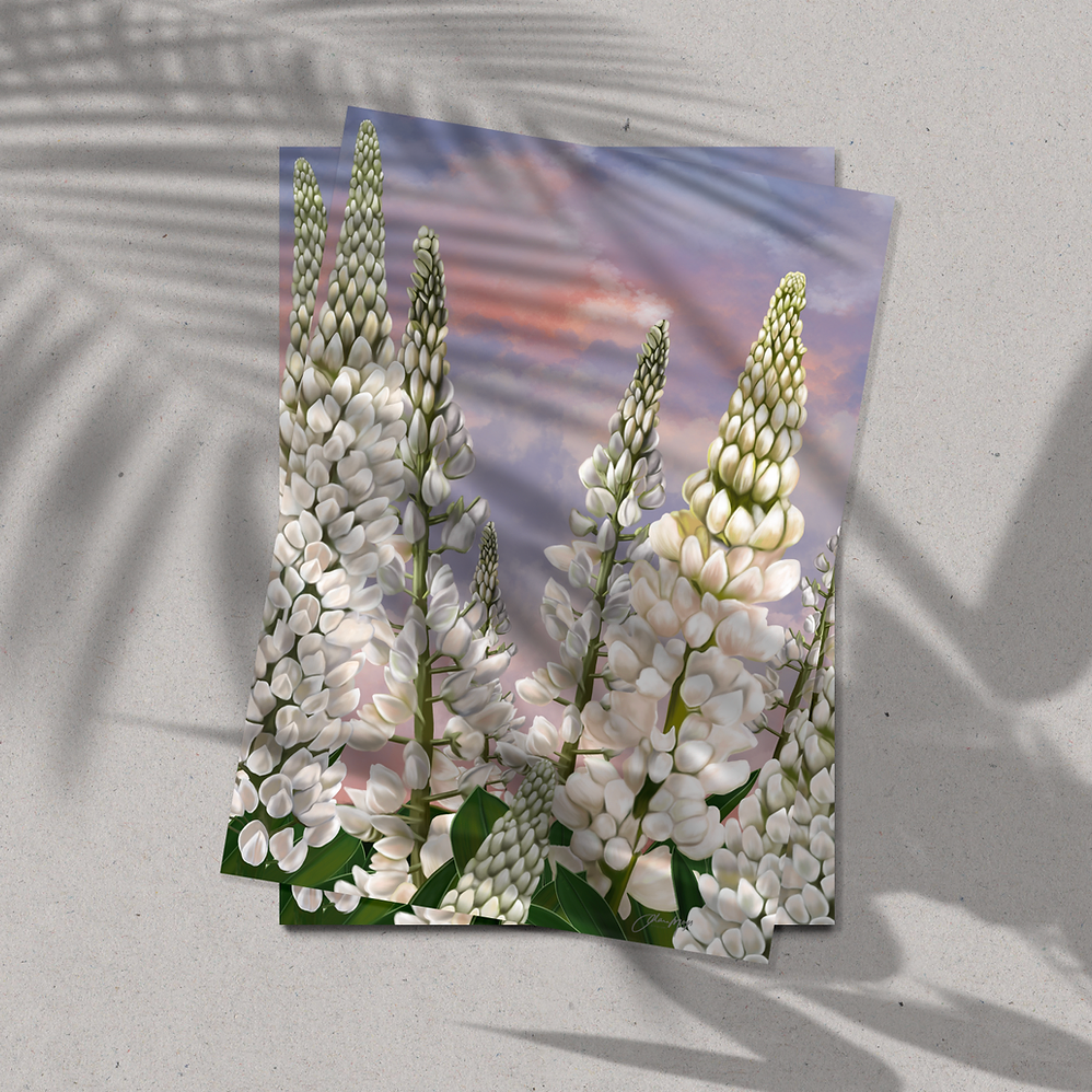 Lupines - Art Print