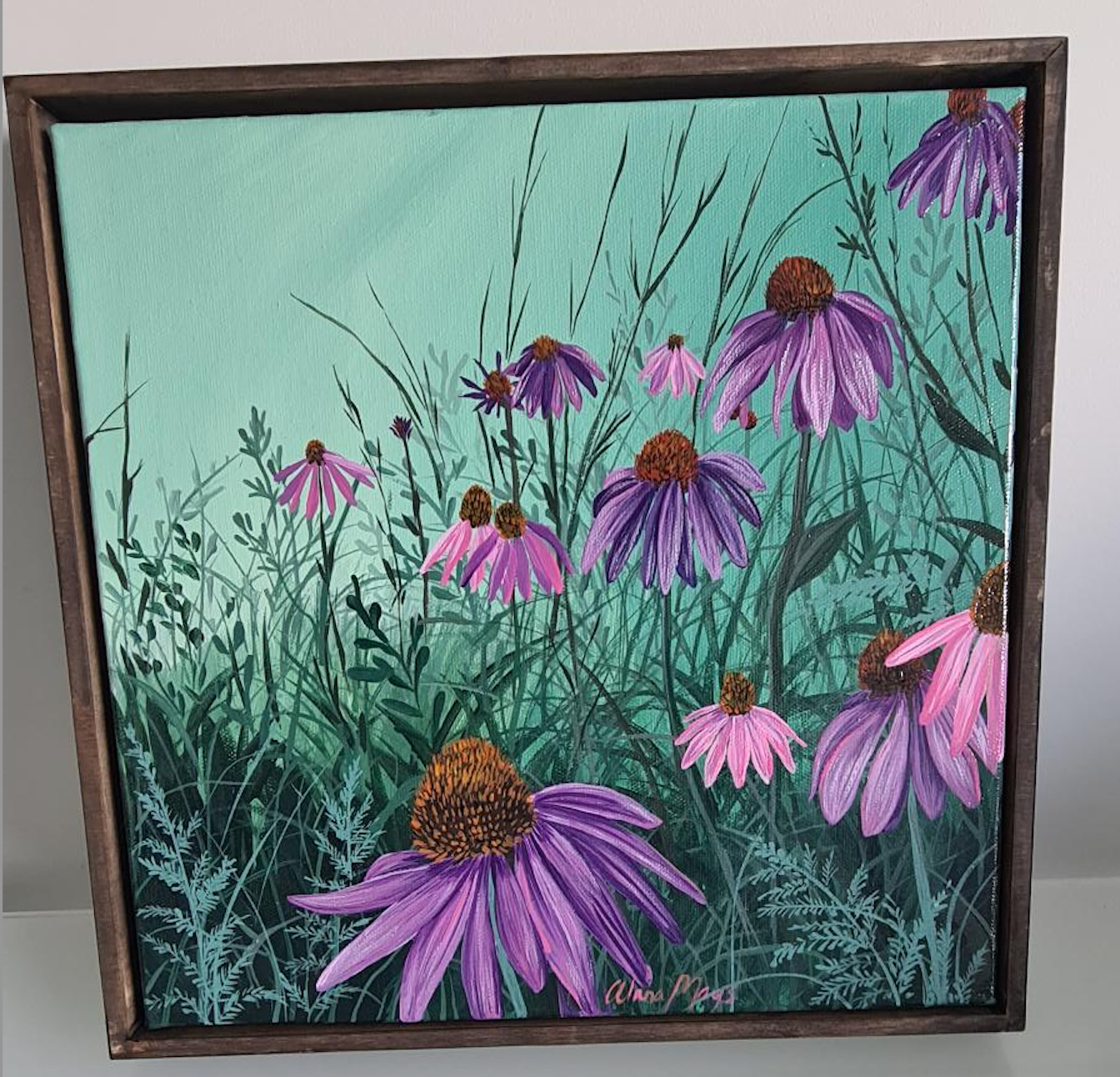 Purple Cone Flowers - ORIGINAL