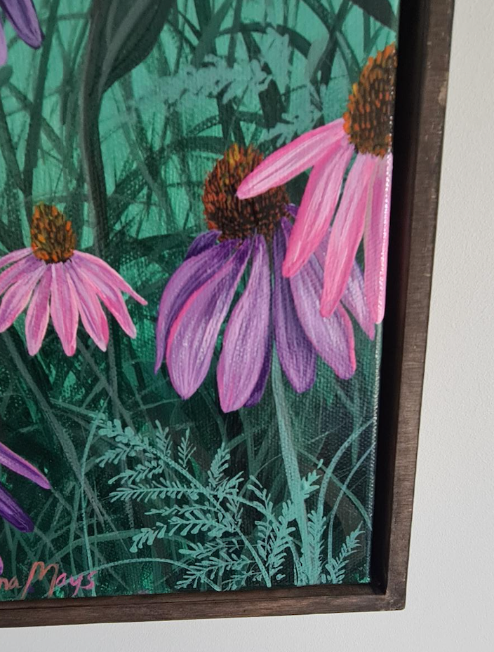 Purple Cone Flowers - ORIGINAL