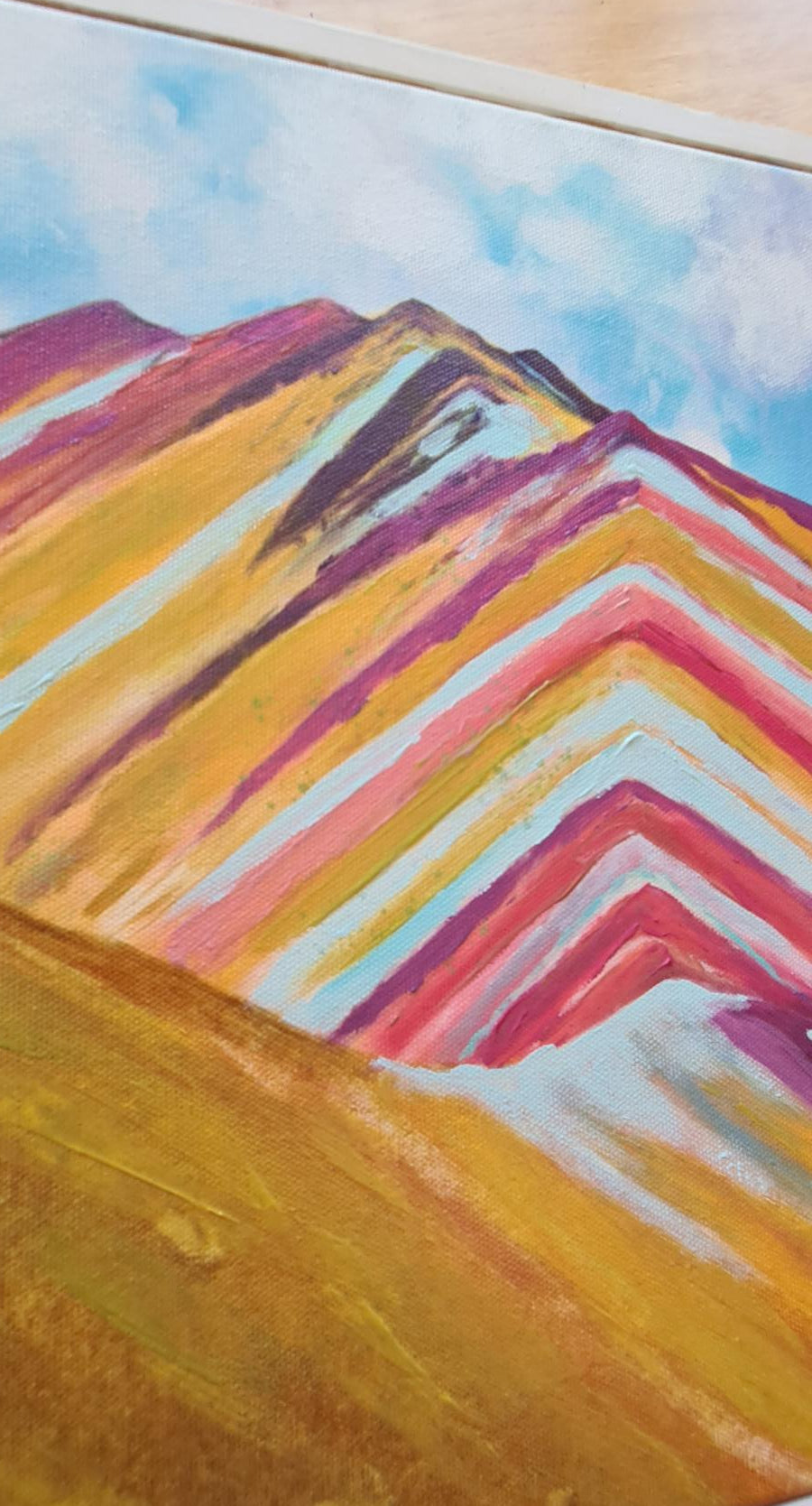 Rainbow Mountain - Canvas