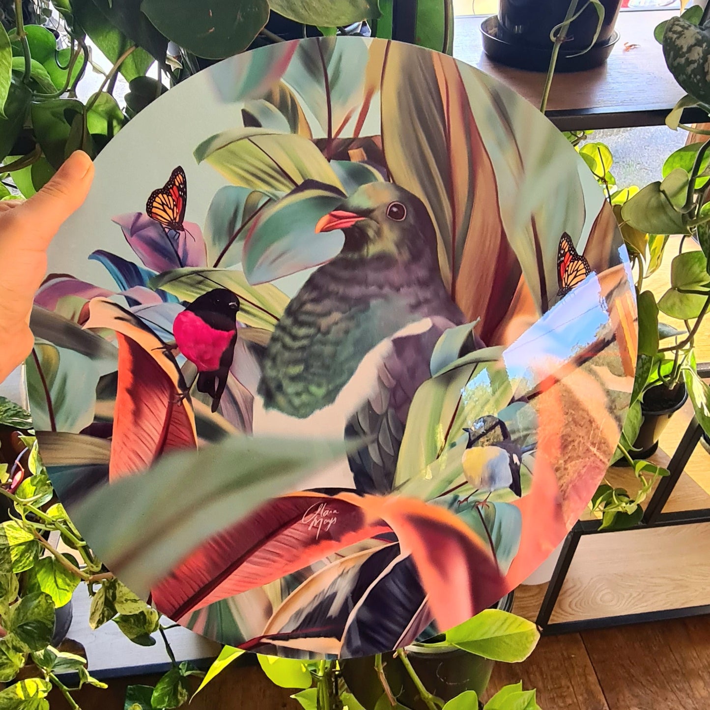 Robin and Tomtit - Outdoor Art