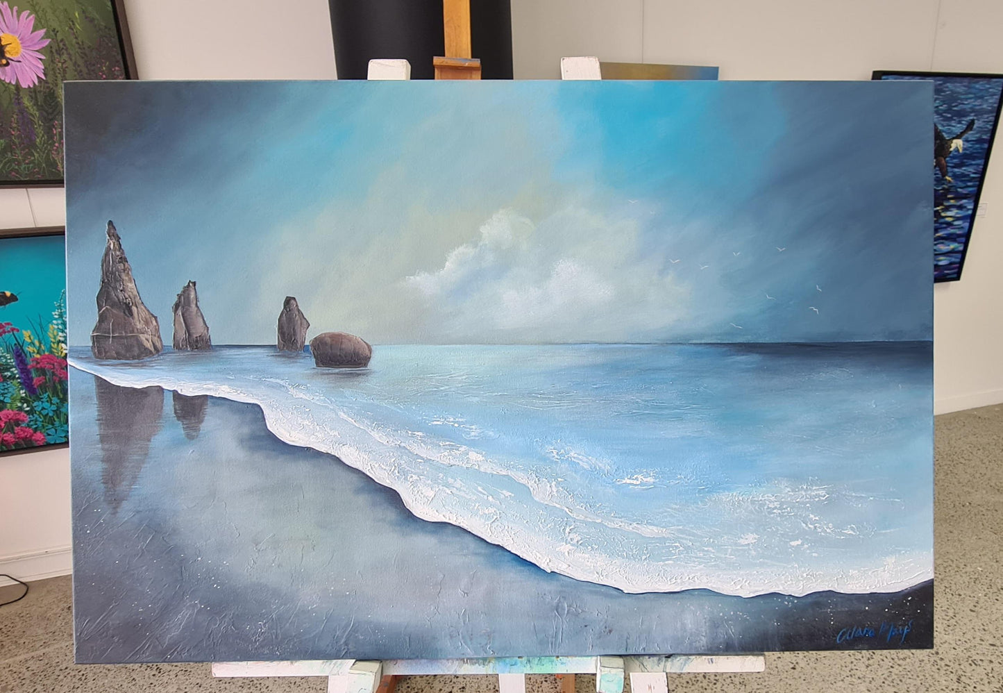 Taranaki Seascape - ORIGINAL