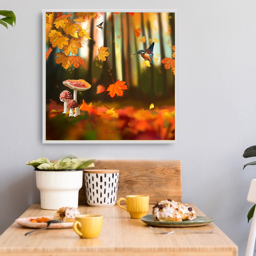 Dancing in the Wind - Canvas