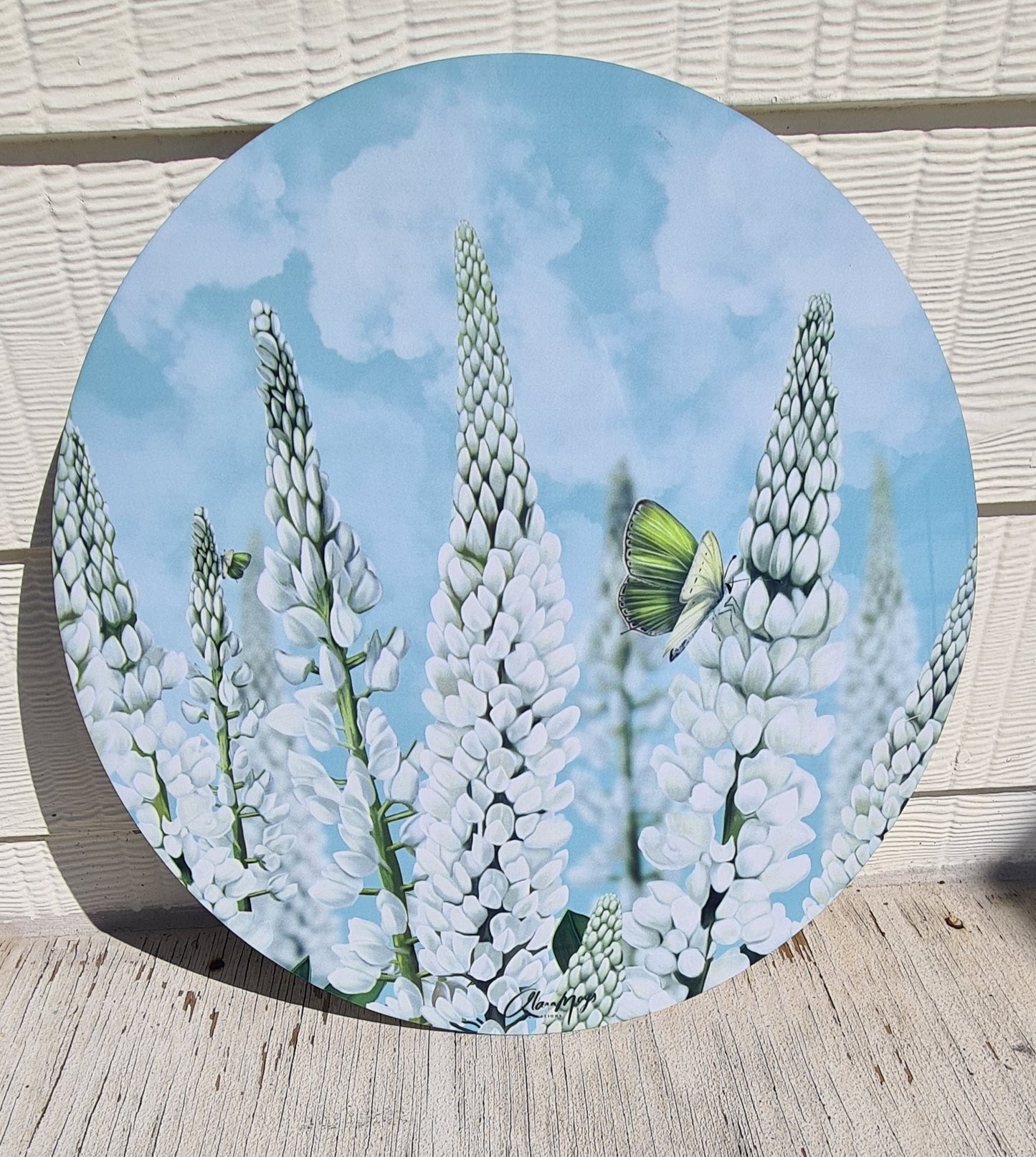 White Lupines - Outdoor Art