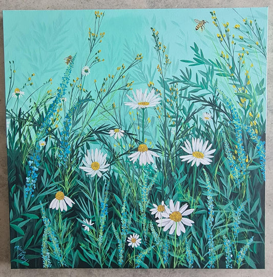 Golden Wings in the Garden - SOLD