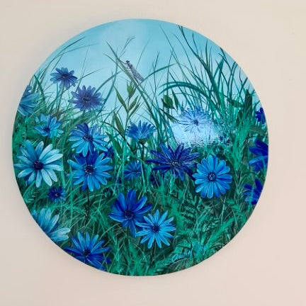 Hope in Blue Blooms - SOLD