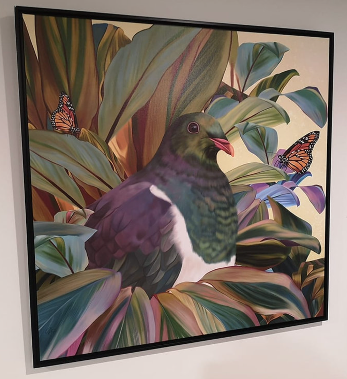 Komai Kereru & Bird of Paradise - Canvas