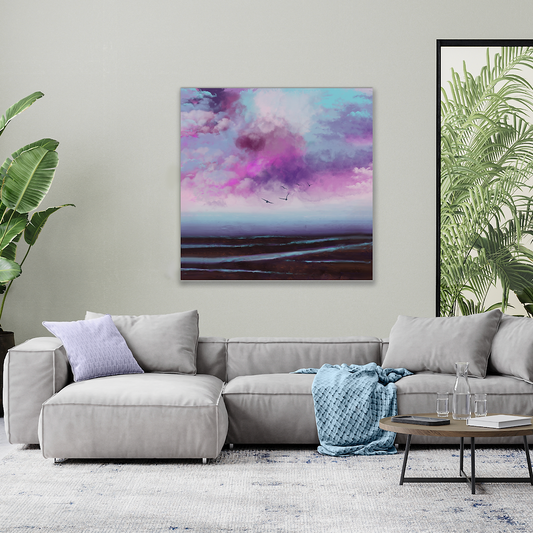 Mystical beach - Canvas