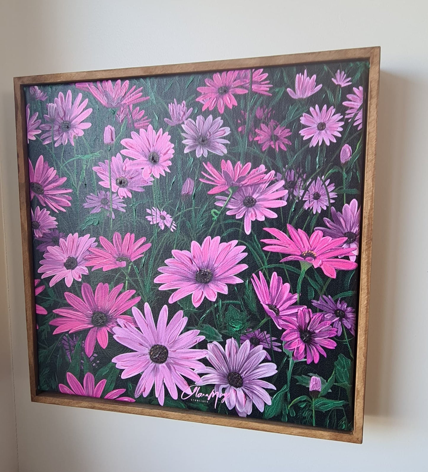 Purple African Daisy Canvas