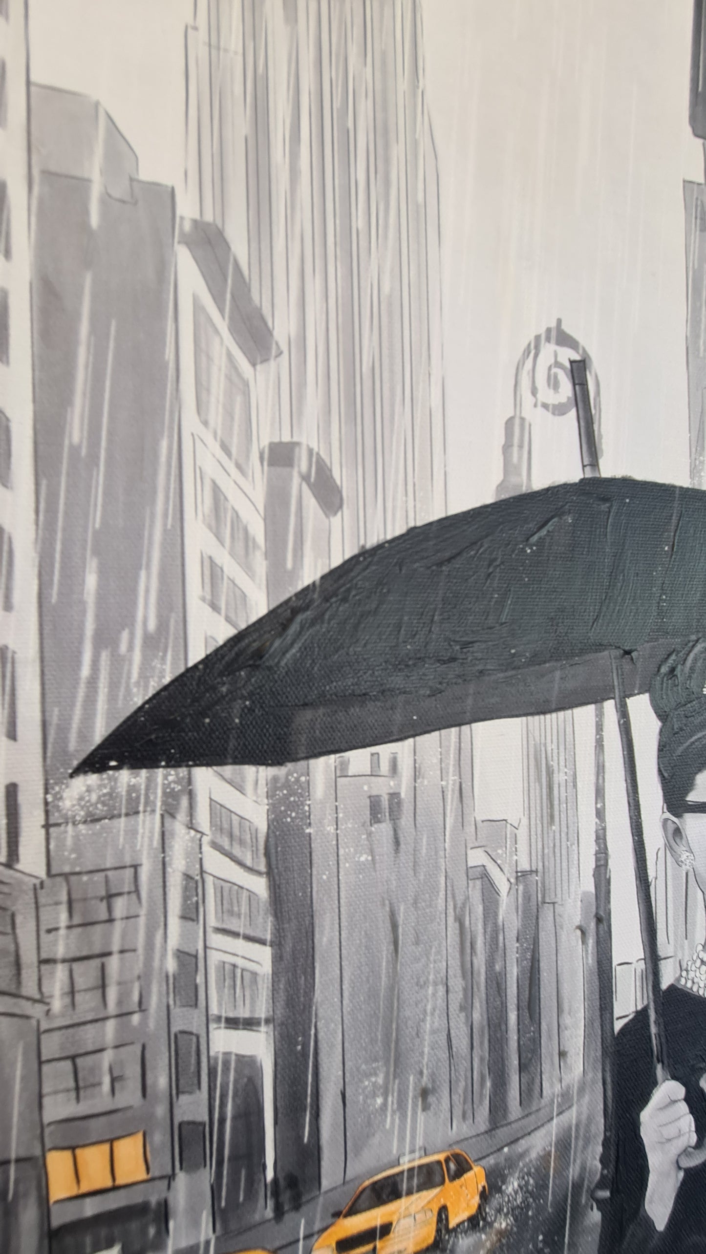 Audrey Hepburn in New York - Canvas