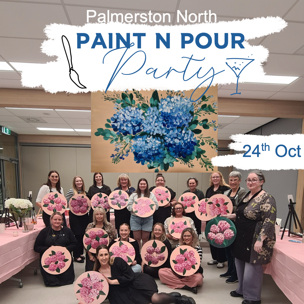 Paint n Pour Party x Hilltop - 24 Oct