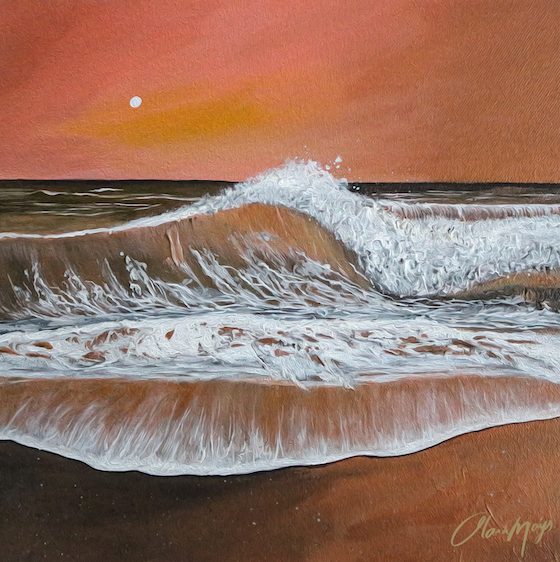 Bronze kissed Beach - ORIGINAL