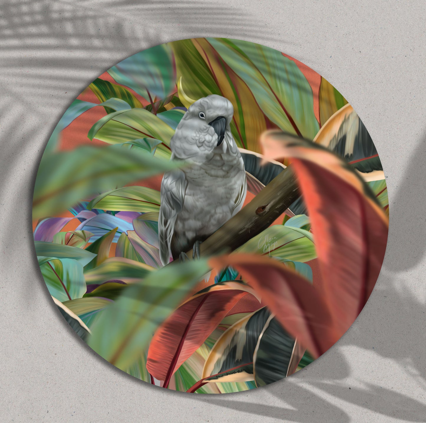 Komai Kereru & Bird of Paradise - Metal Outdoor Art