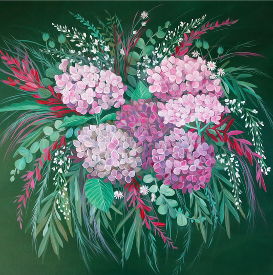 Hydrangea Floral Arrangement - ORIGINAL