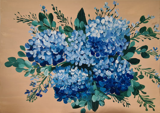 Hydrangea Bouquet Art Kit - SOLD OUT