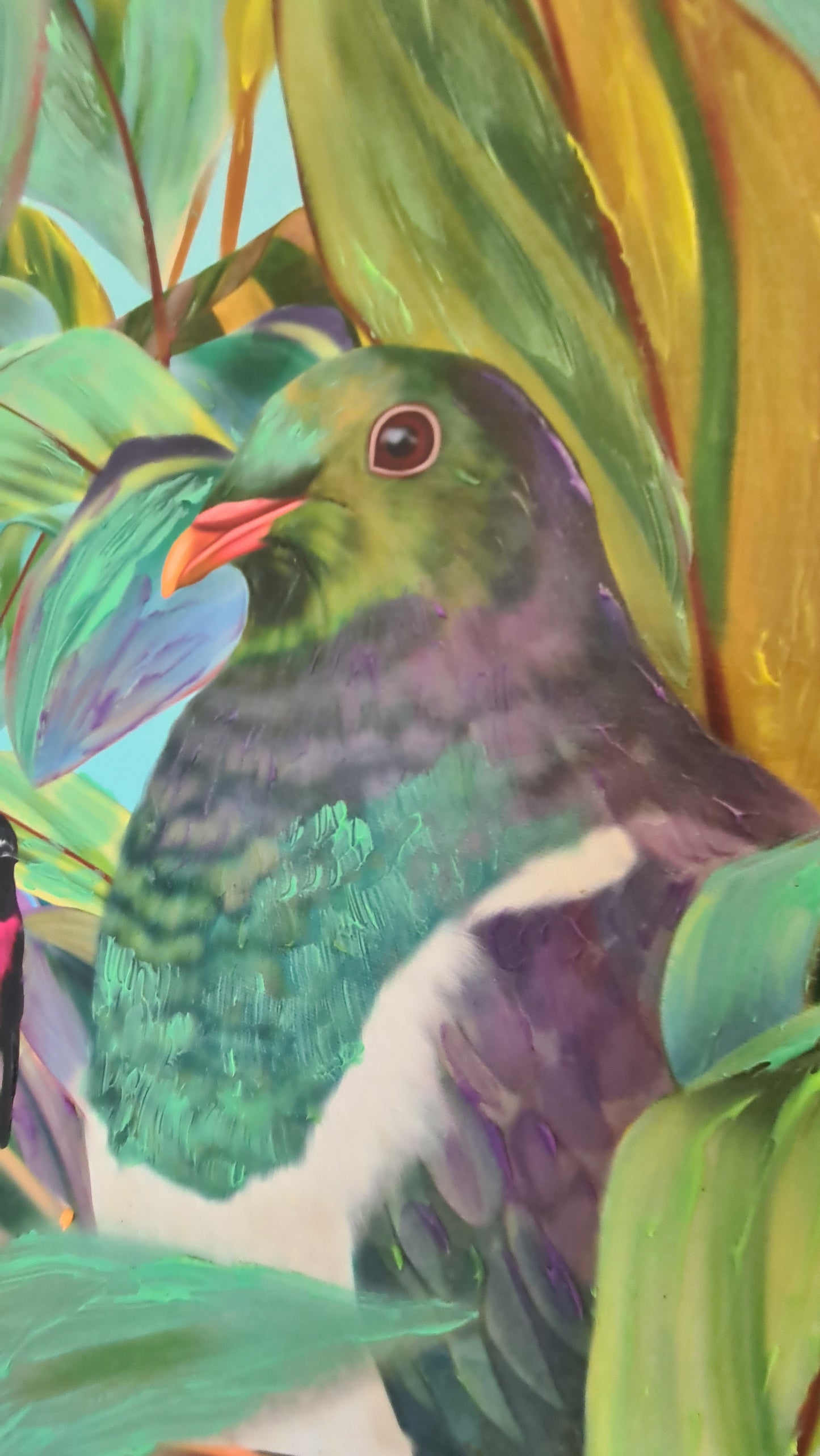 Kereru, Tomtit & Robin - Canvas