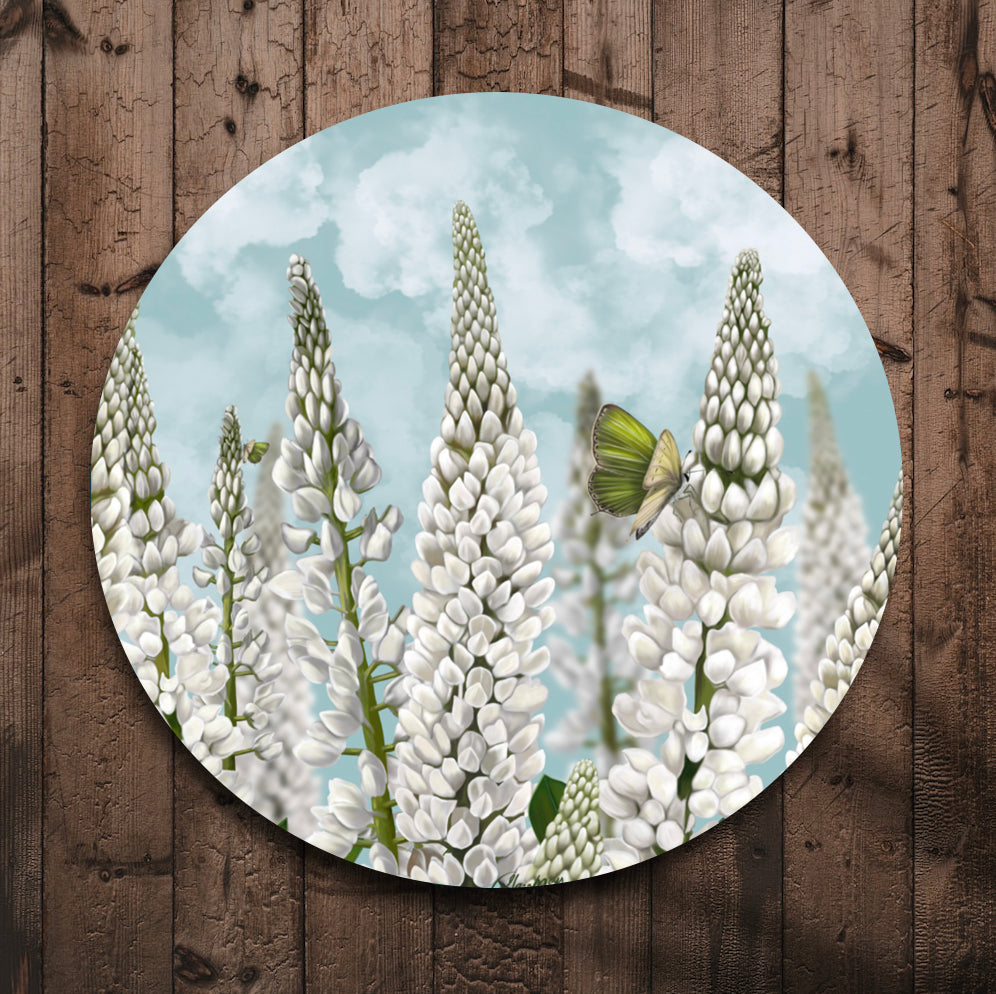 White Lupines - Outdoor Art