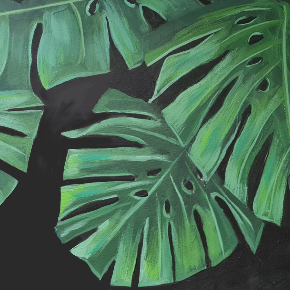Monstera Art Kit