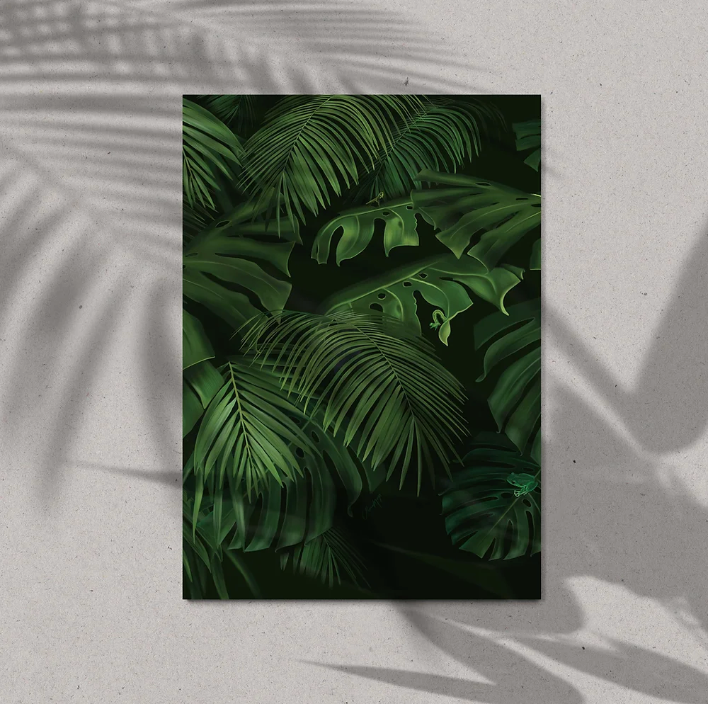 Monstera Escape - Art Print