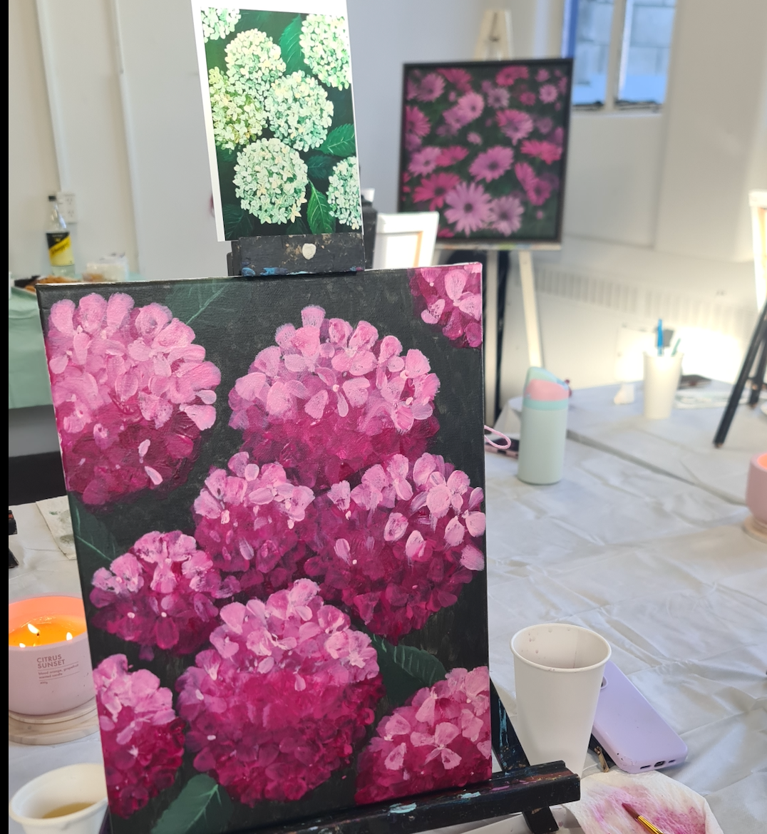 Pink Hydragenagas Art Kit SOLD OUT