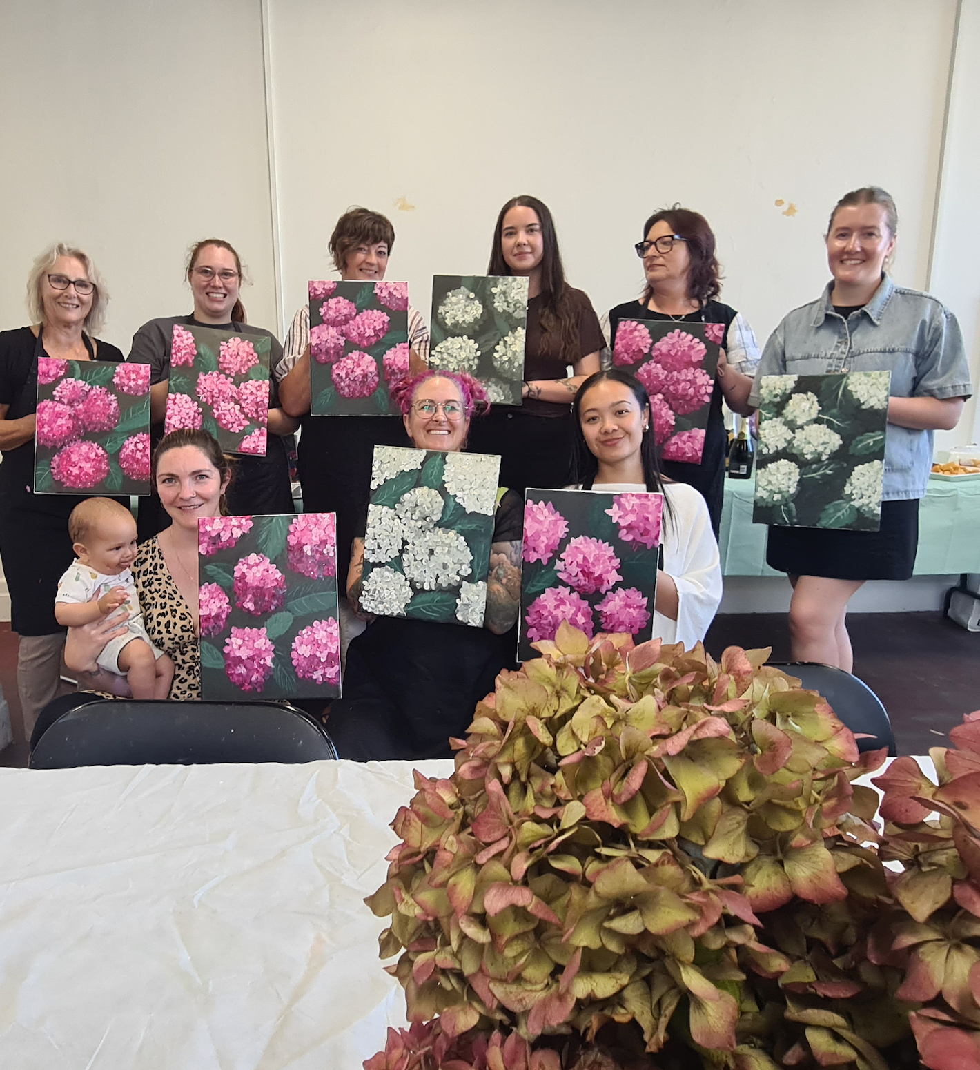 Pink Hydragenagas Art Kit SOLD OUT