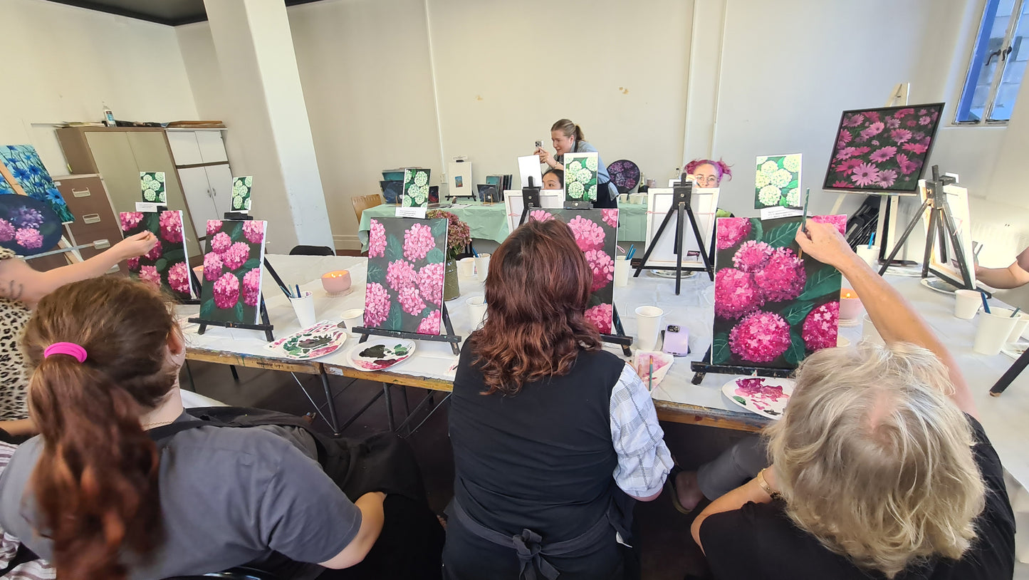 Pink Hydragenagas Art Kit SOLD OUT