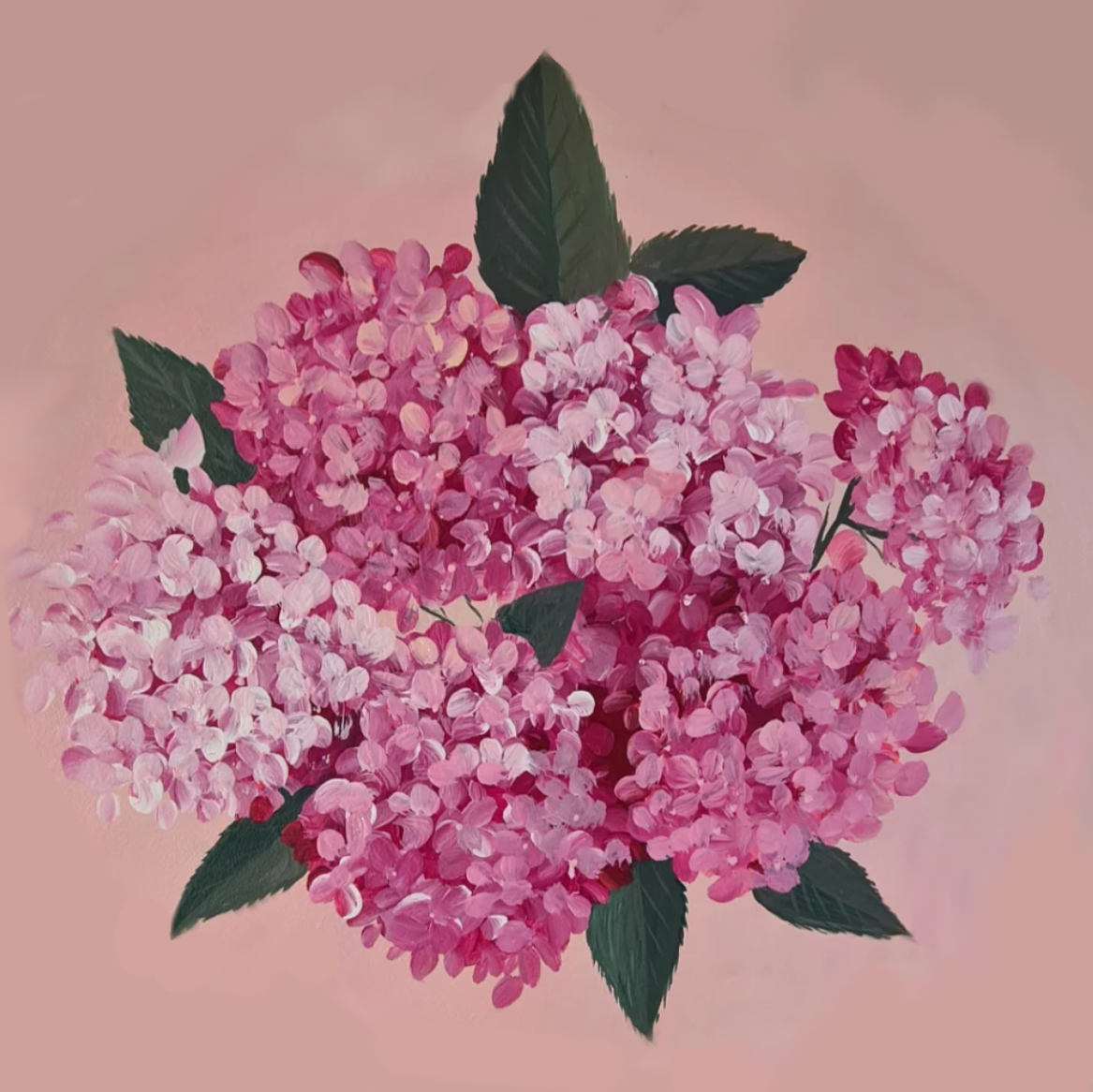 Pink Hydragenagas Art Kit SOLD OUT