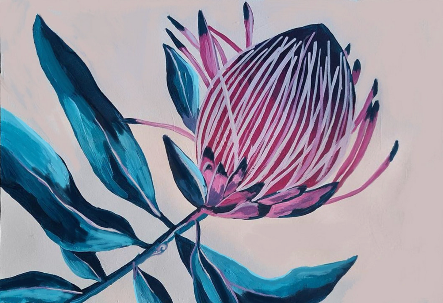 Pink Protea Art Kit