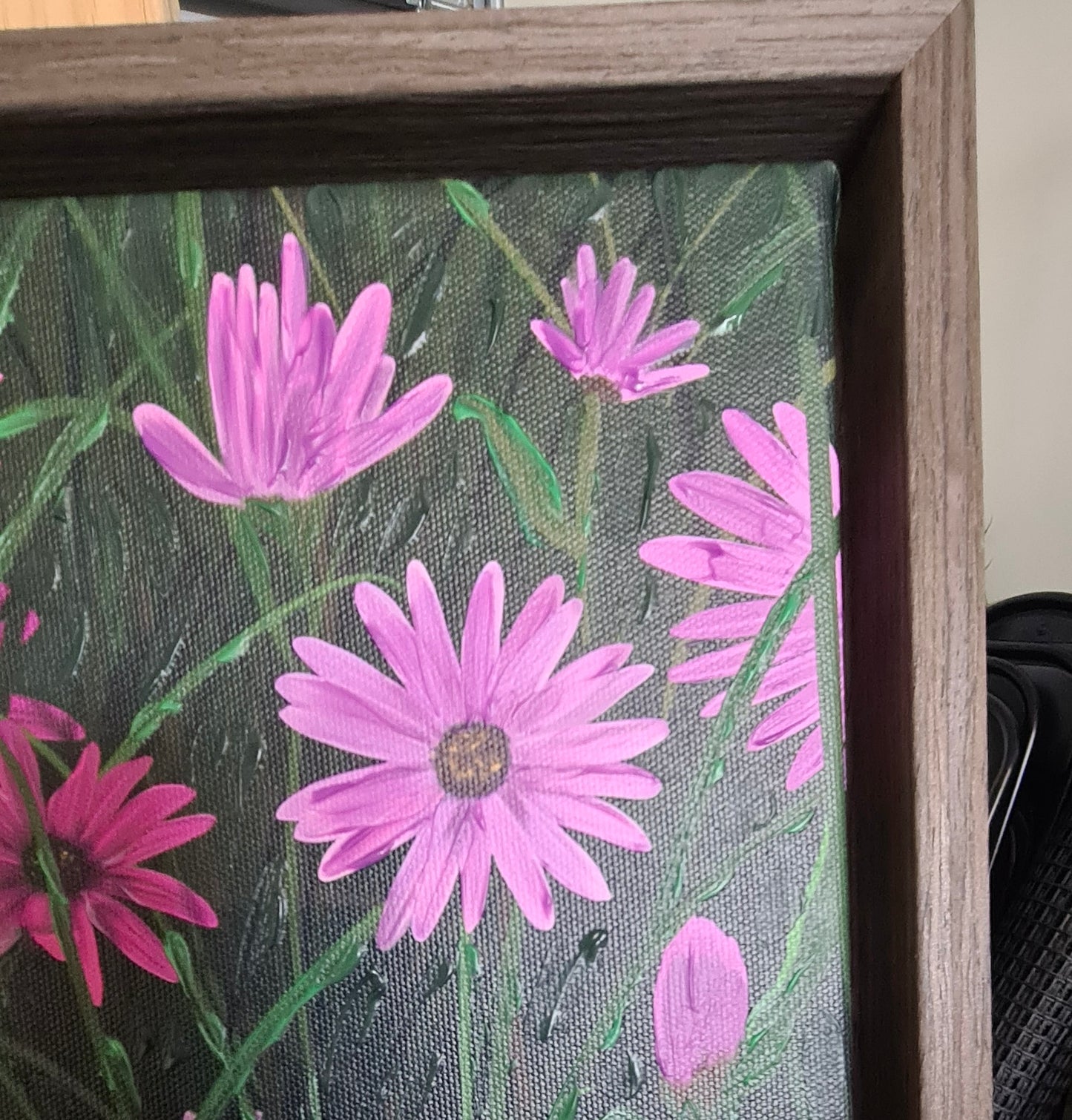 Purple African Daisy Canvas