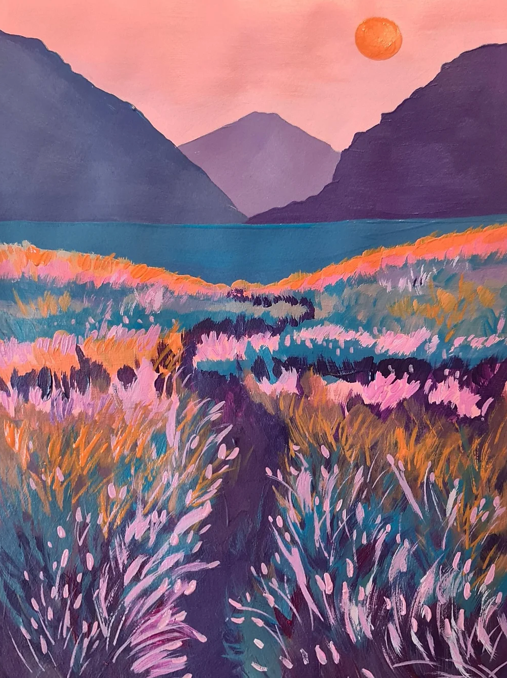 Purple Mountains Art Kit