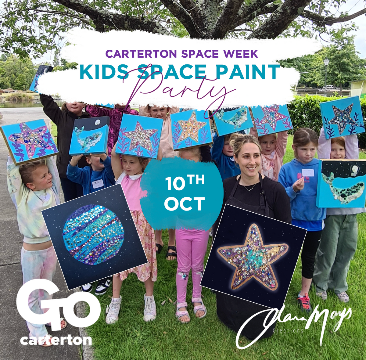 EARLYBIRD Kids Space Paint Party