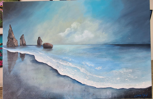 Taranaki Seascape - ORIGINAL