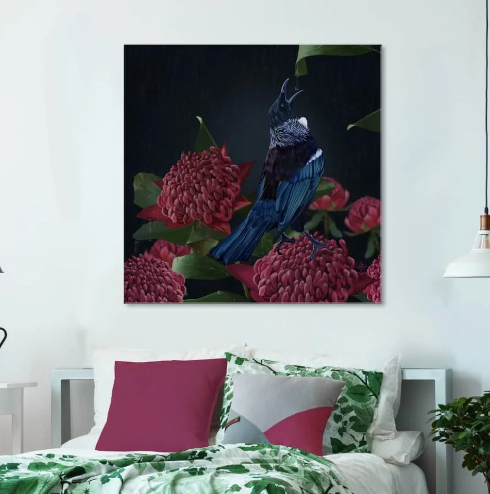 Tui Waratah - Canvas